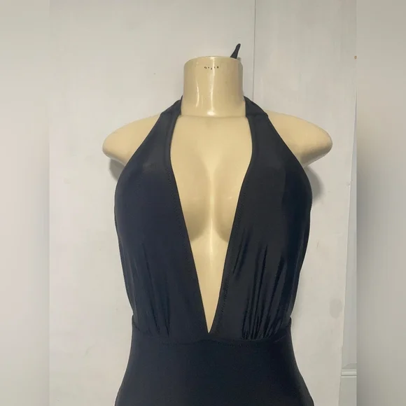 😍Cupshe Black Women One Piece Swimsuit Size S 😍 - Picture 3 of 5